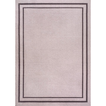 Sloane Classic 2-stripe Border Washable Area Rug